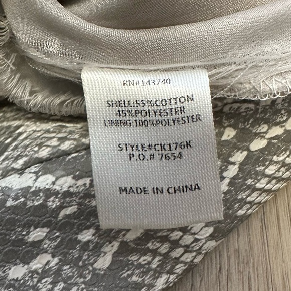 After Market Grey Snakeskin Mini Skirt size M - Picture 6 of 6